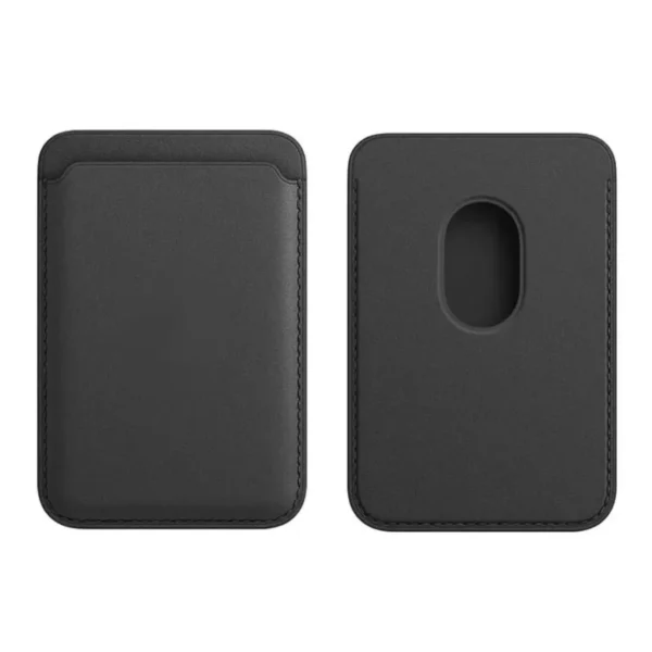 MagSafe Leather Wallet Case Black Color for iPhone