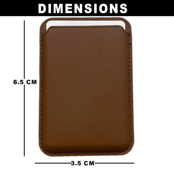 Dimensions for MagSafe Leather Wallet Case for iPhone 12 / 13